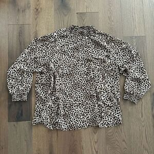 Torrid cheetah sheer top